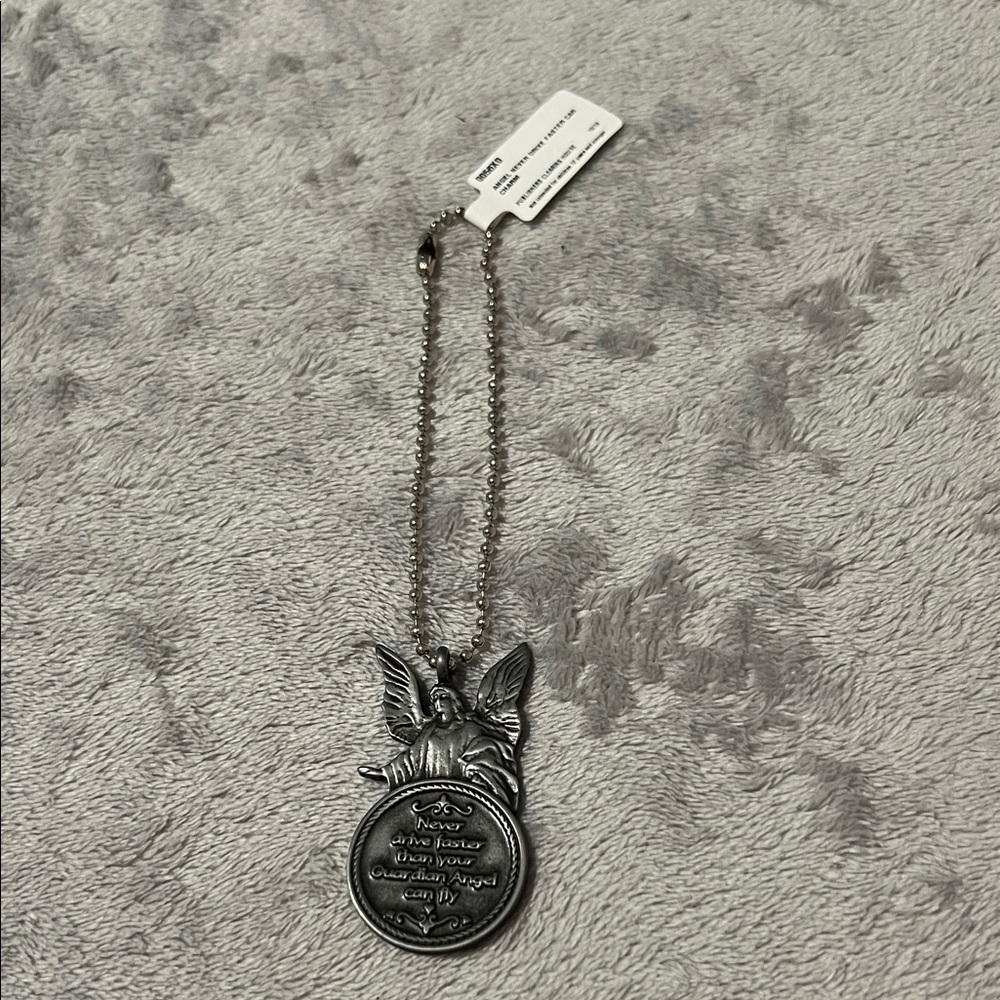Publisher’s Clearing House Silver Angel Pendant Charm-NWT